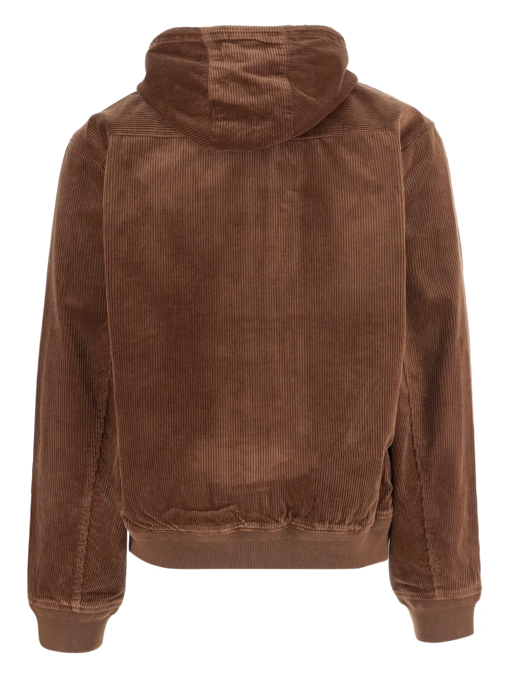 Polo Ralph Lauren Reversible Suede And Taffeta Hooded Jacket In Brown