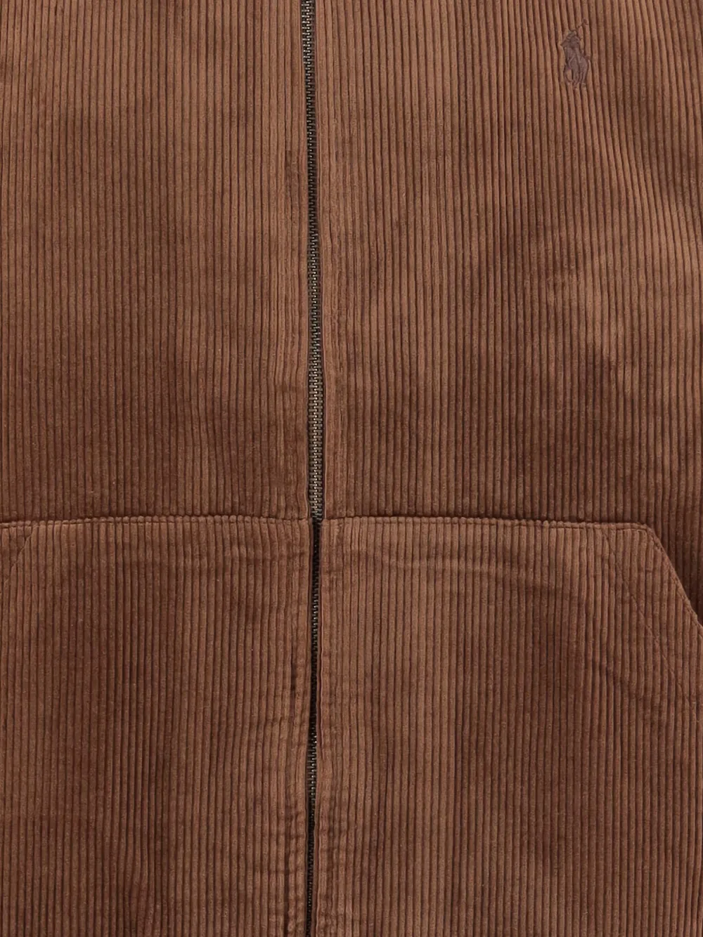 Polo Ralph Lauren Reversible Suede And Taffeta Hooded Jacket In Brown