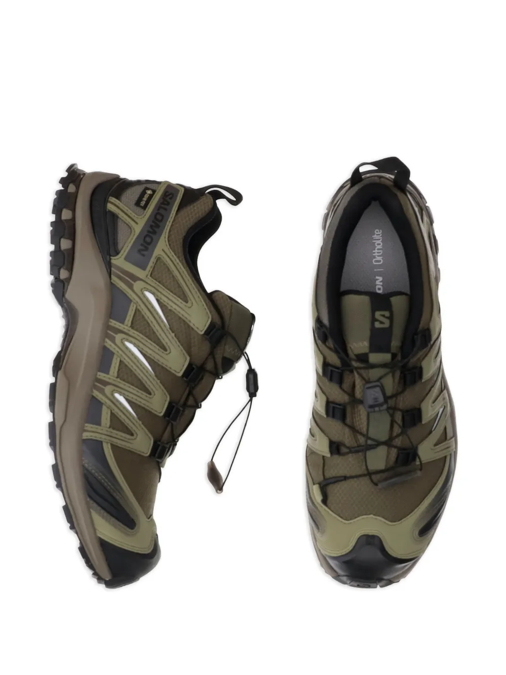 Salomon Sneakers met vlakken Groen