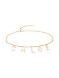 Chloé logo necklace - Gold