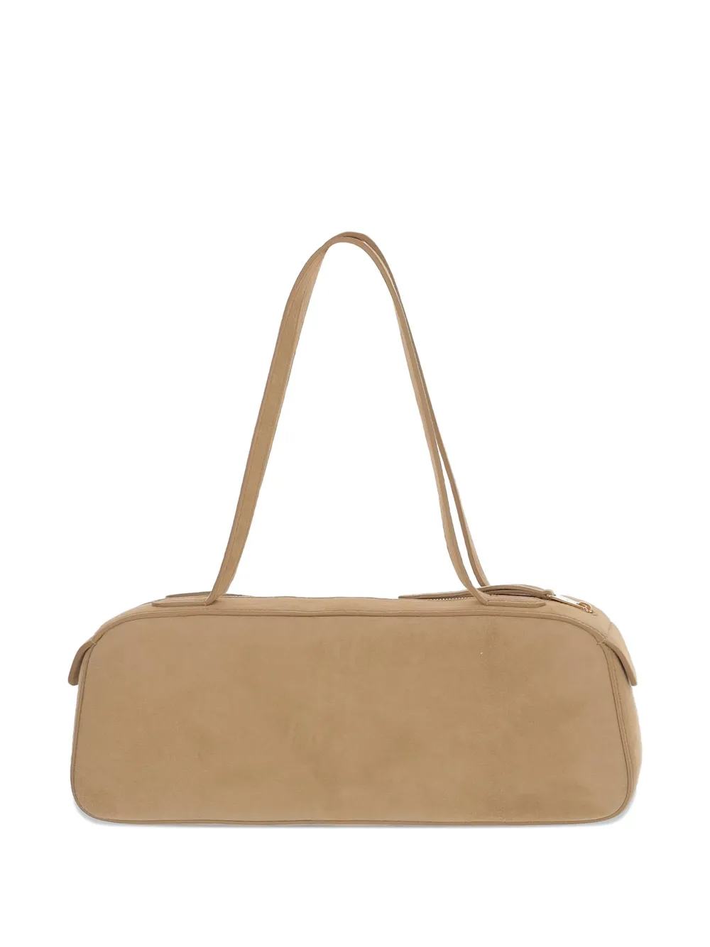Khaite Suede Shoulder Bag In Neutral