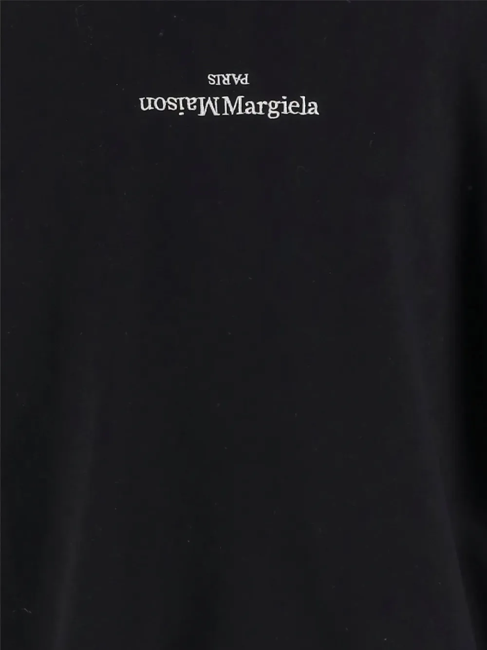 Maison Margiela Hoodie met logoprint Zwart