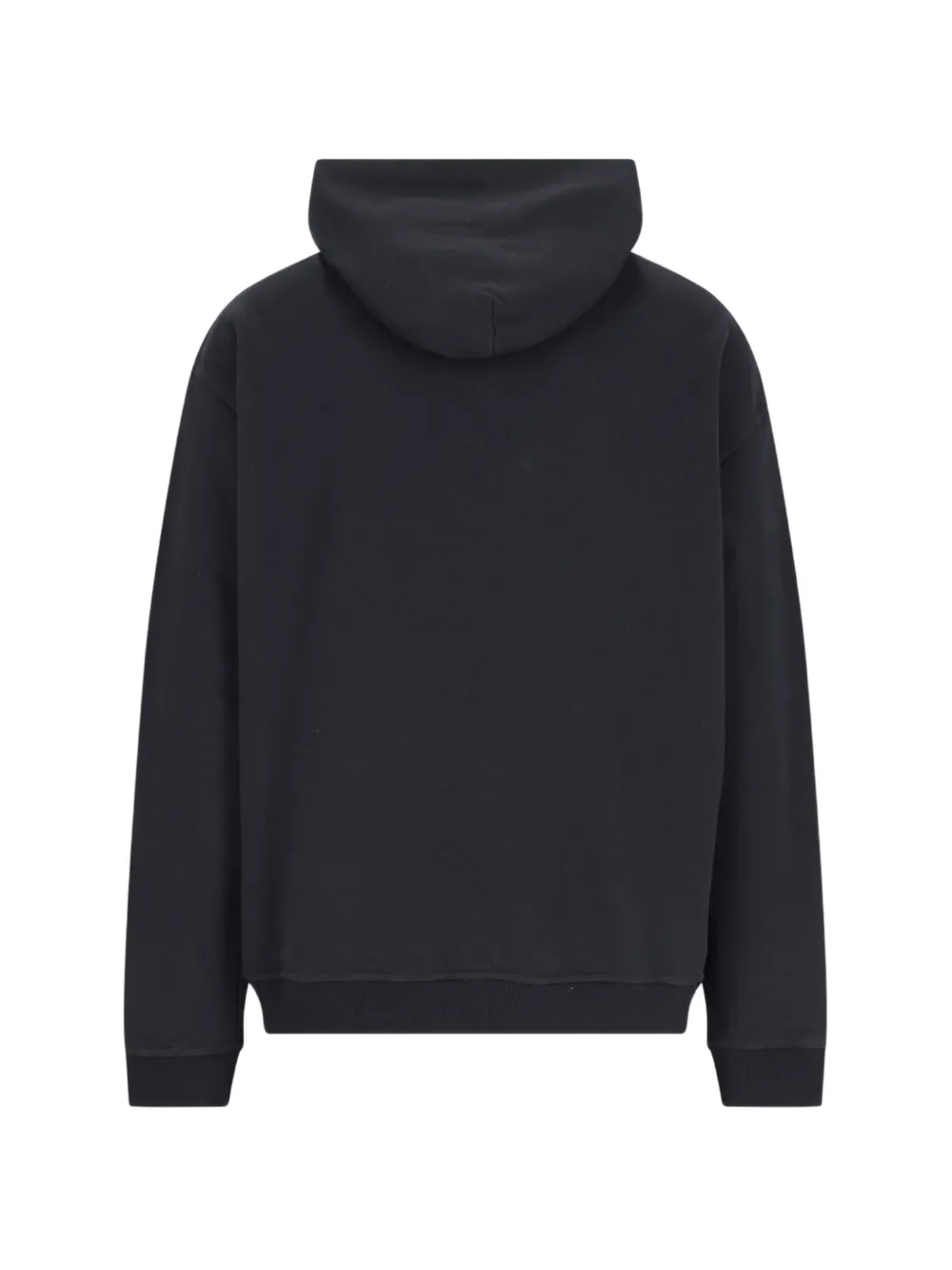 Maison Margiela Hoodie met logoprint Zwart