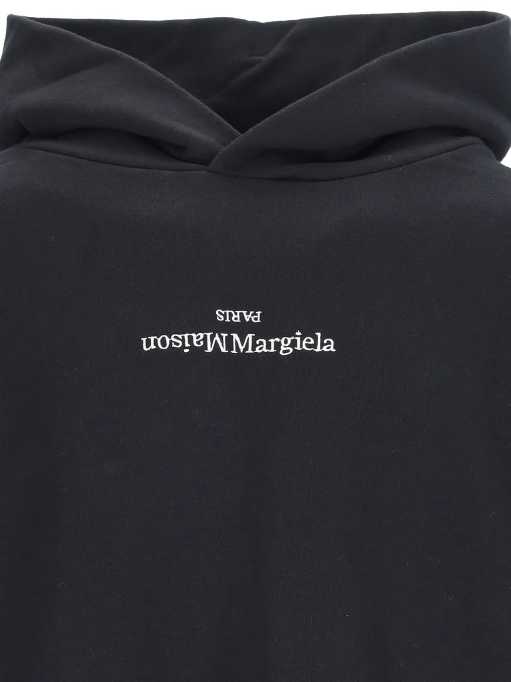 Maison Margiela Hoodie met logoprint Zwart