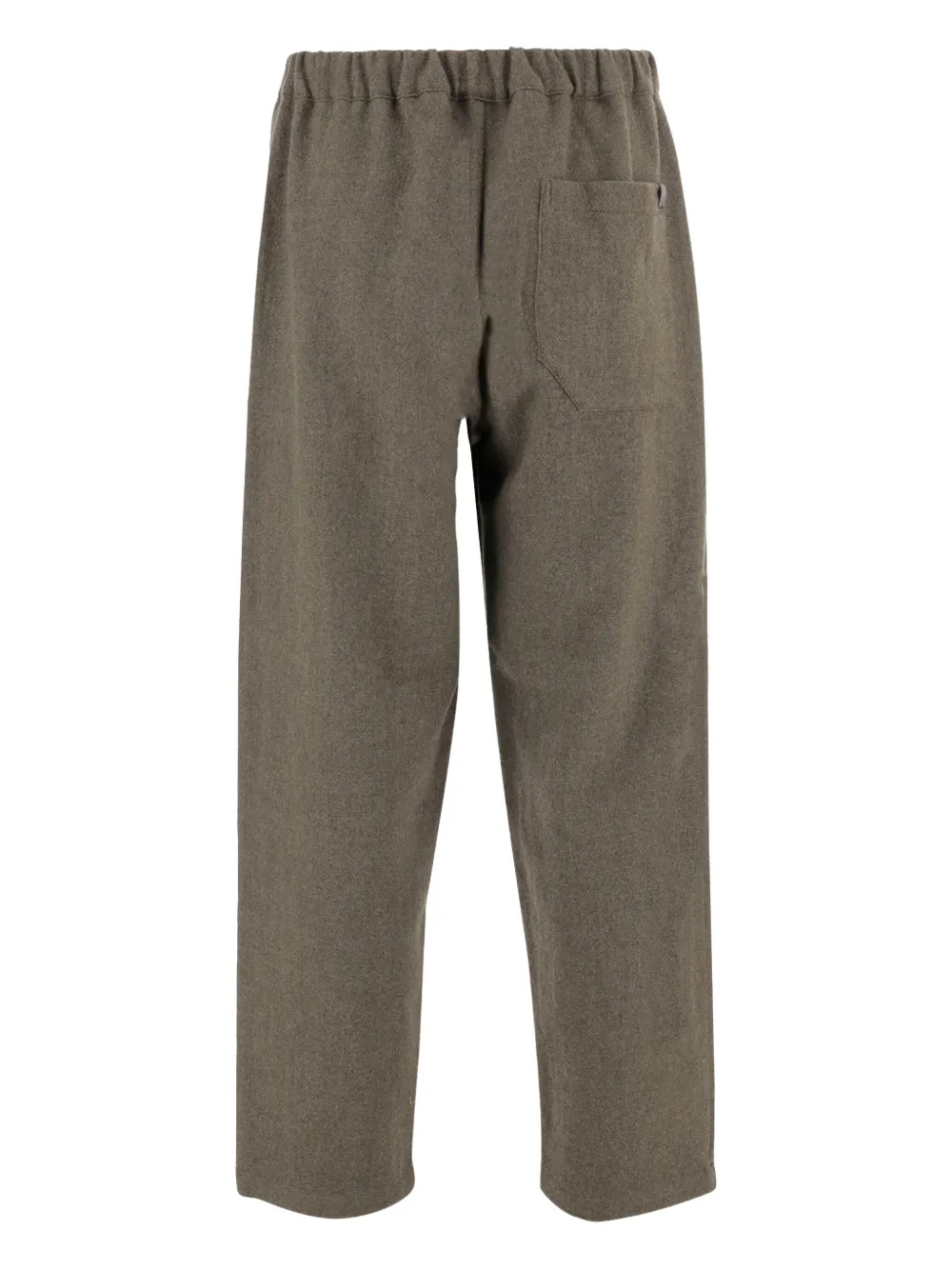 DARKPARK drawstring wool trousers - Groen