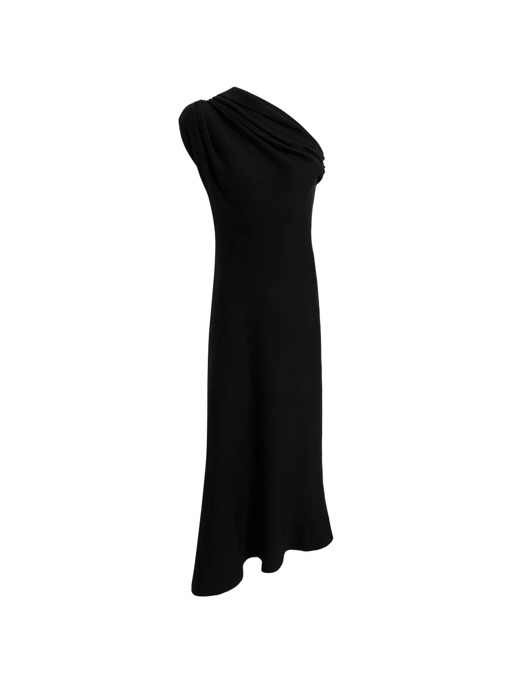 KHAITE Asymmetrische jurk Zwart