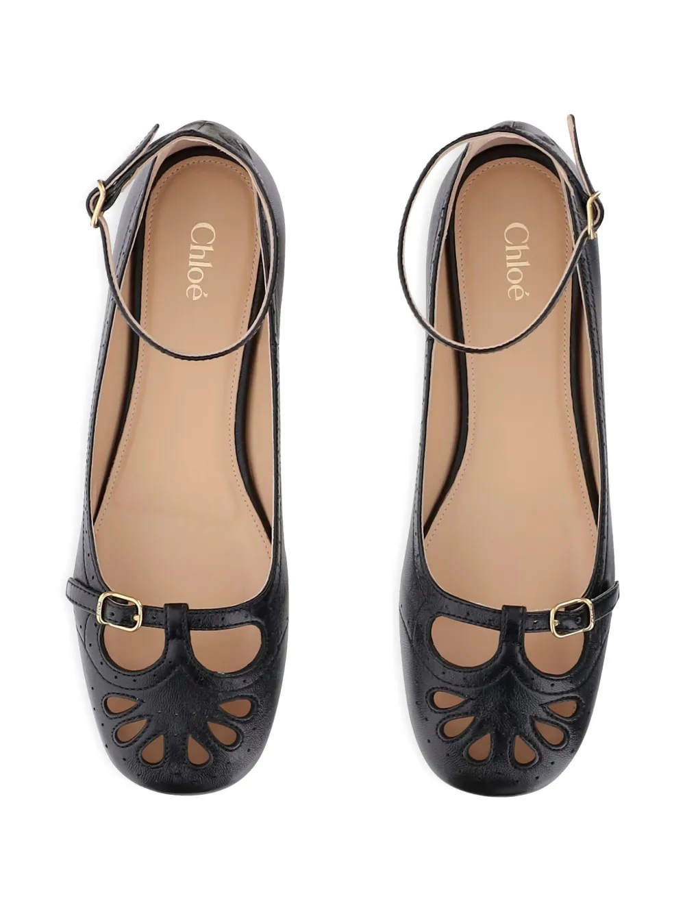 Chloé Misty ballet flats Black