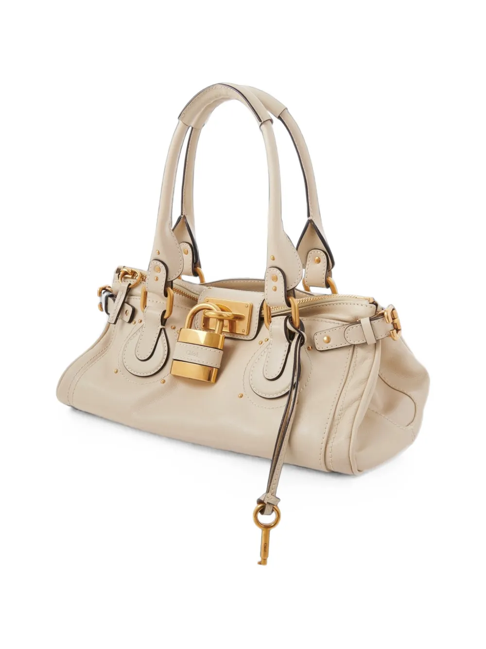 Chloé Paddington leren tas Beige