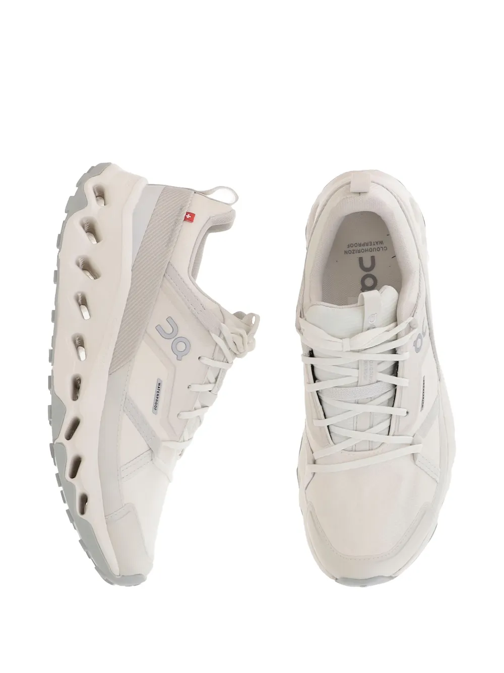On Running logo-print sneakers White