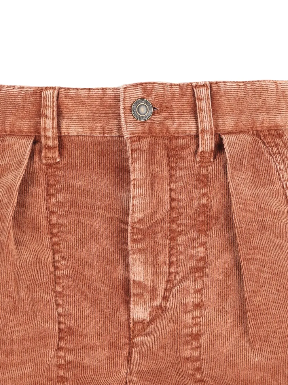 Isabel Marant Onyta Pleated Pocket Trousers In Brown