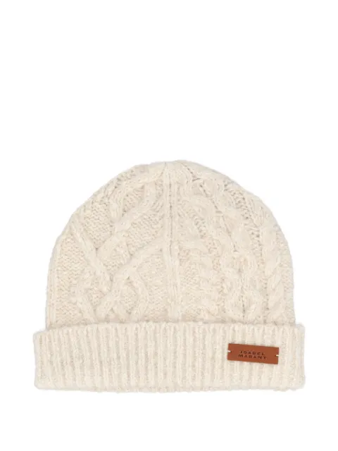 ISABEL MARANT Beanie mit Zopfmuster