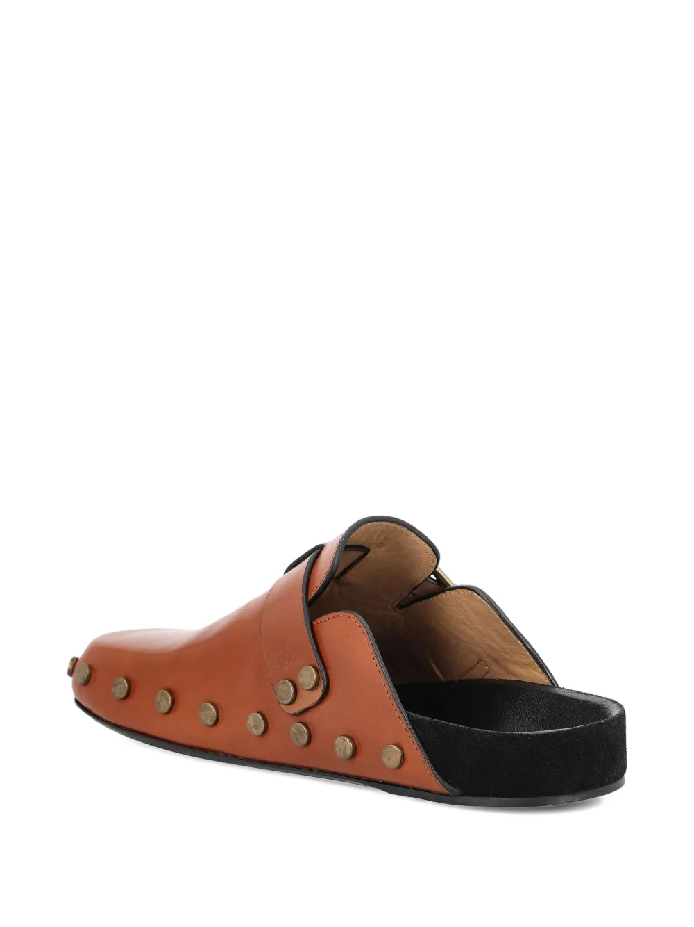 ISABEL MARANT buckle-fastening studded sandals Brown