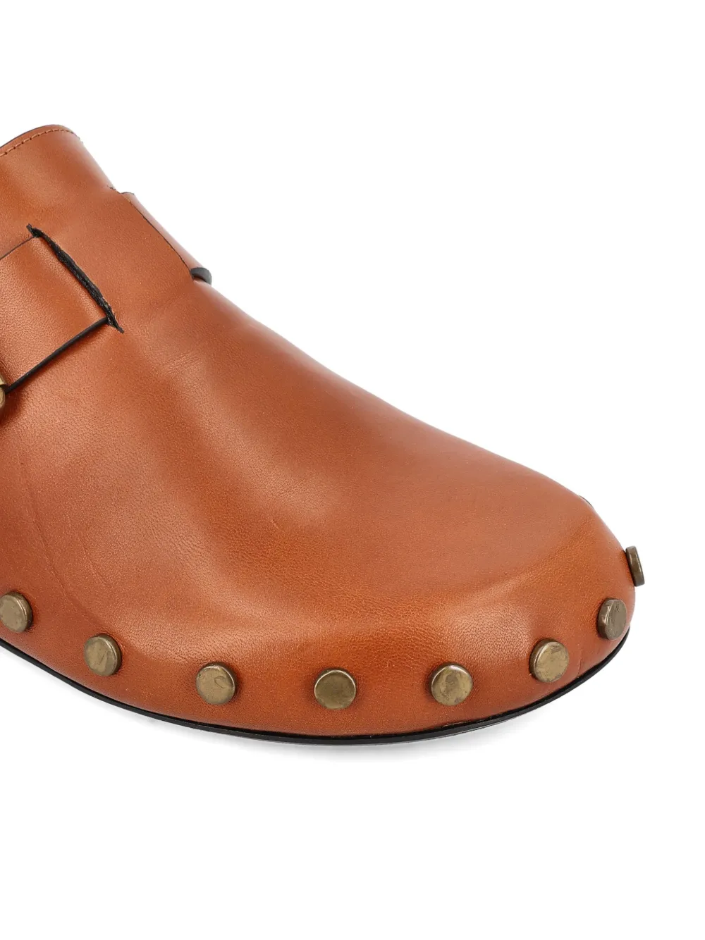 ISABEL MARANT buckle-fastening studded sandals Brown