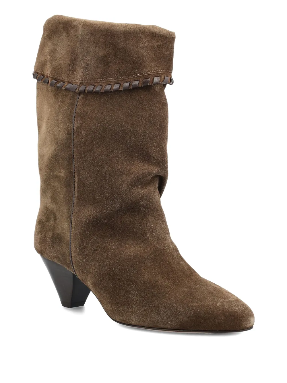 ISABEL MARANT 55mm Dalby braided-tassel boots Brown