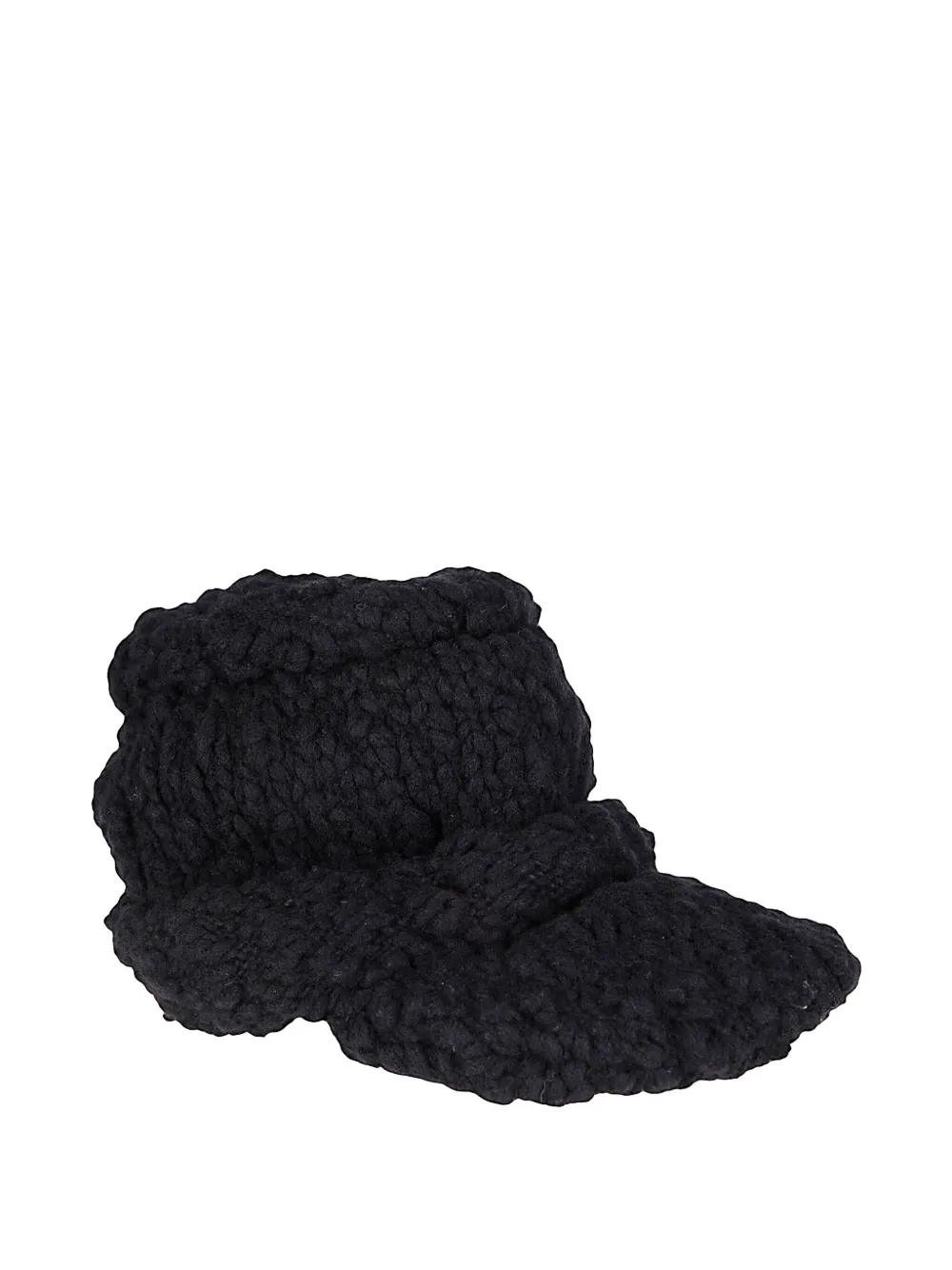 Yohji Yamamoto knitted wool hat | Black | Image 1