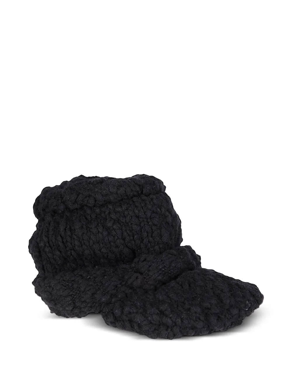 Yohji Yamamoto ニットハット - ブラック Yohji Yamamoto ニットハット - ブラック