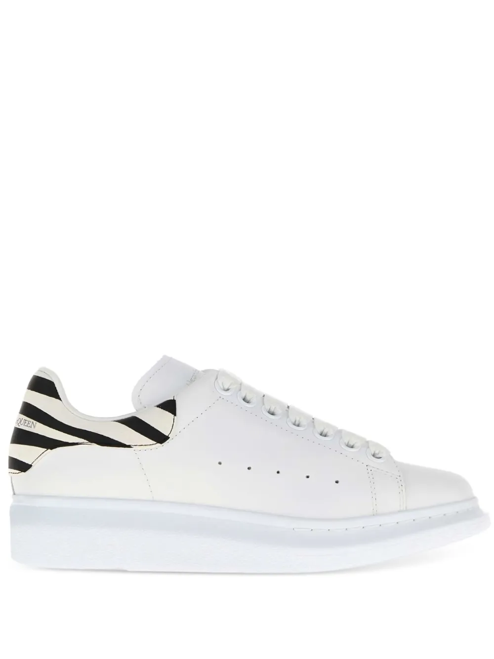 Alexander McQueen leather sneakers White