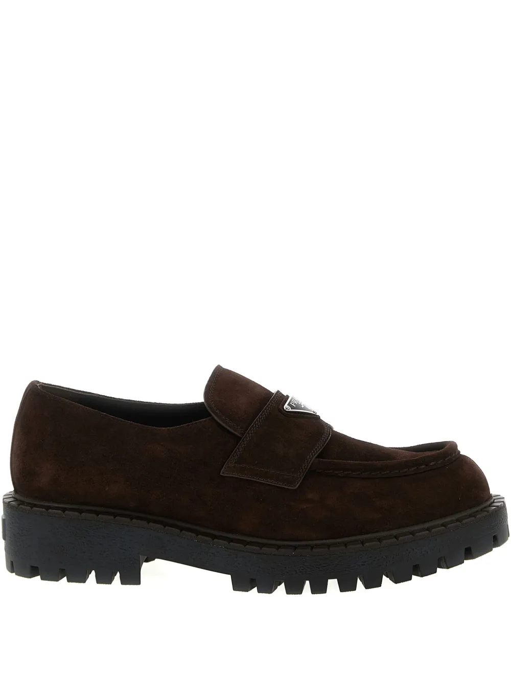 Prada Leren loafers Bruin