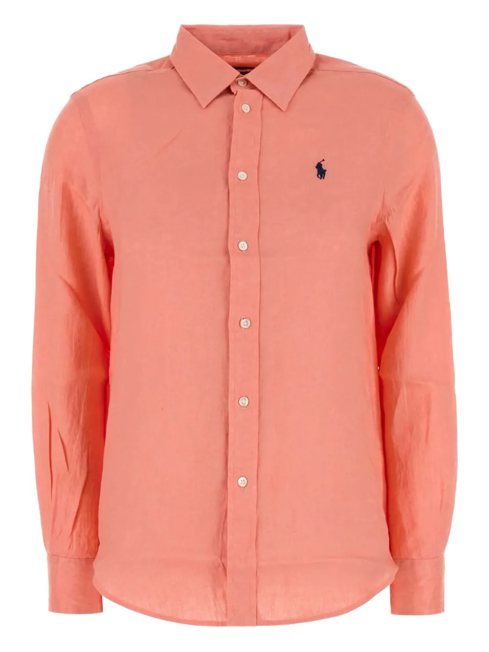 Polo Ralph Lauren Linen Shirt In Pink