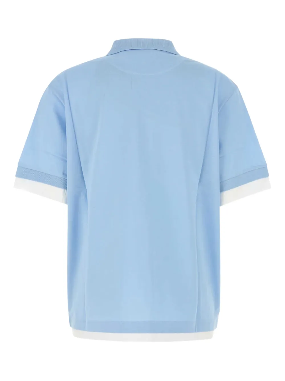 Prada Piquet katoenen poloshirt - Blauw