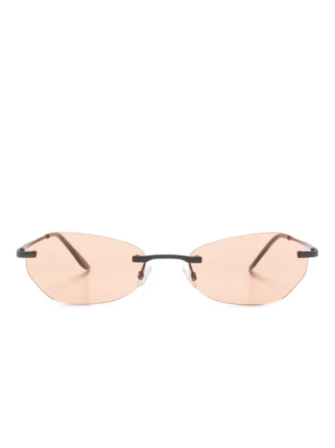 OUR LEGACY rimless oval-frame sunglasses