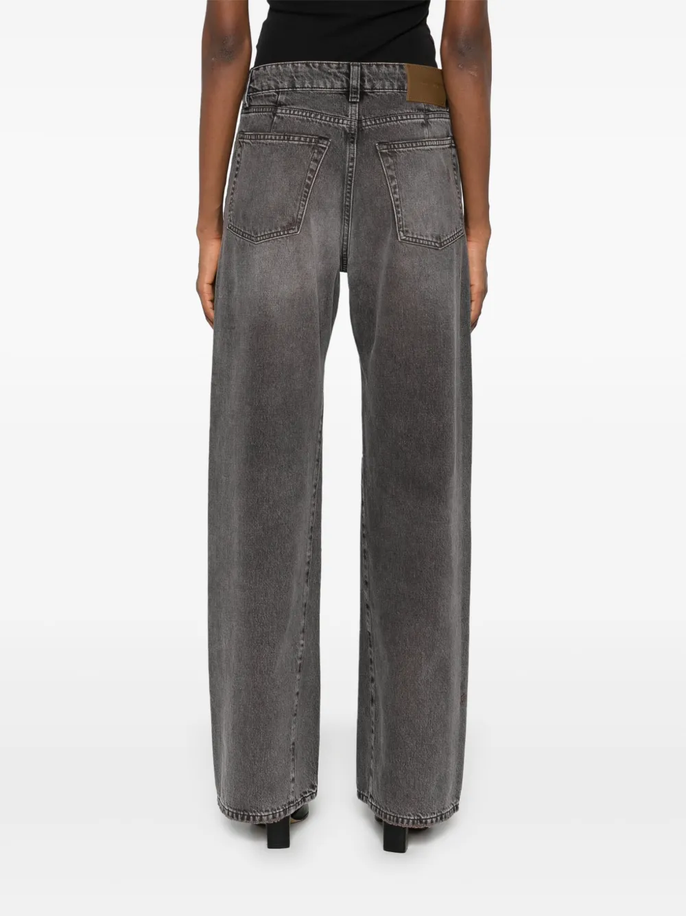 OUR LEGACY Jeans met gescheurd detail Grijs