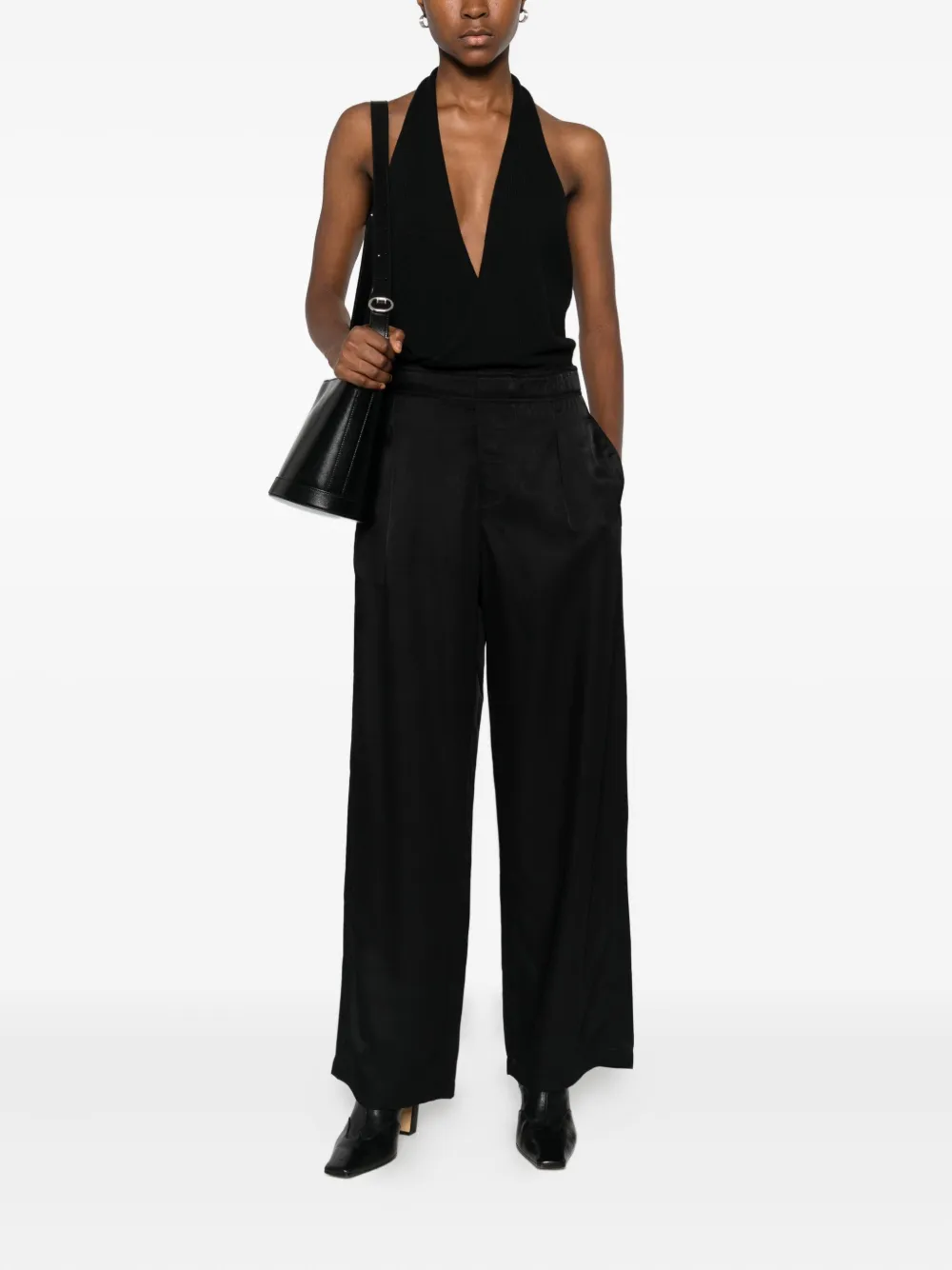 Our Legacy Pleated Trousers In Black