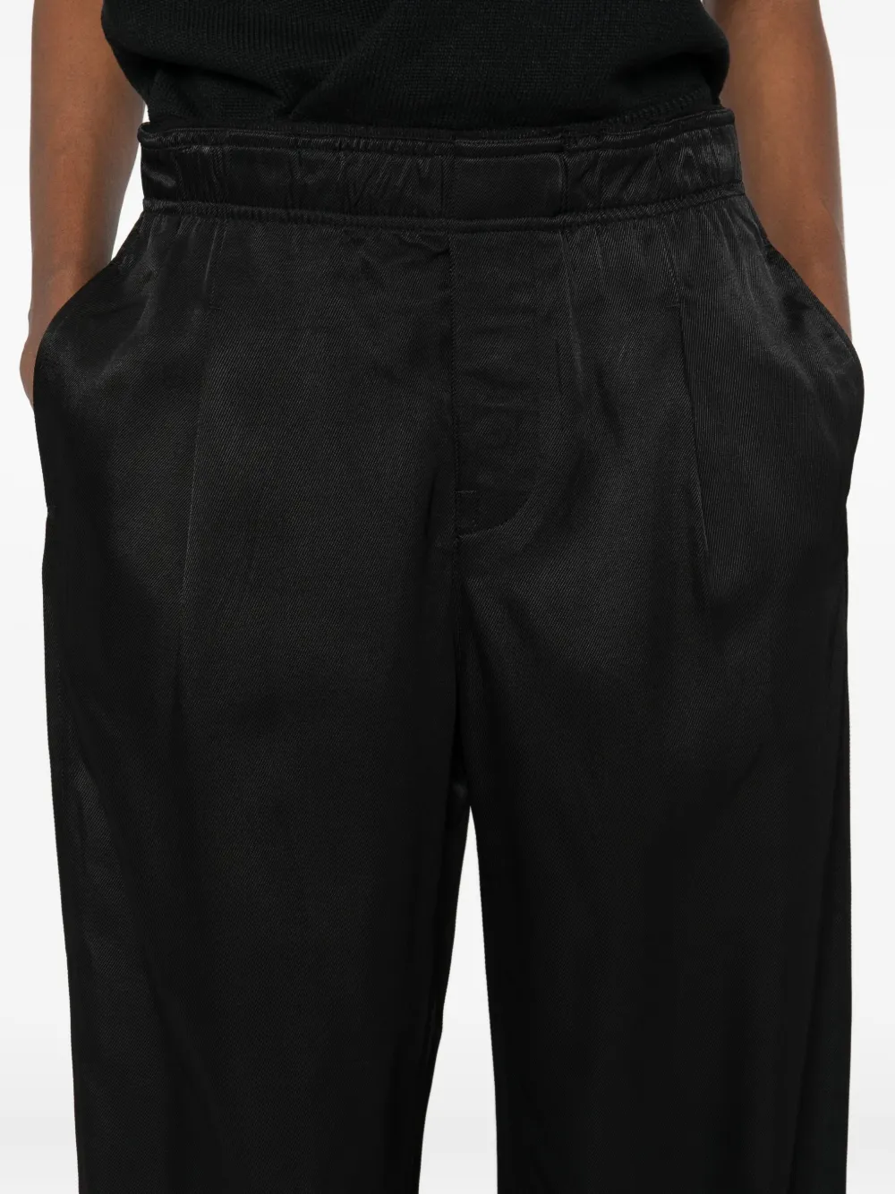 Our Legacy Pleated Trousers In Black