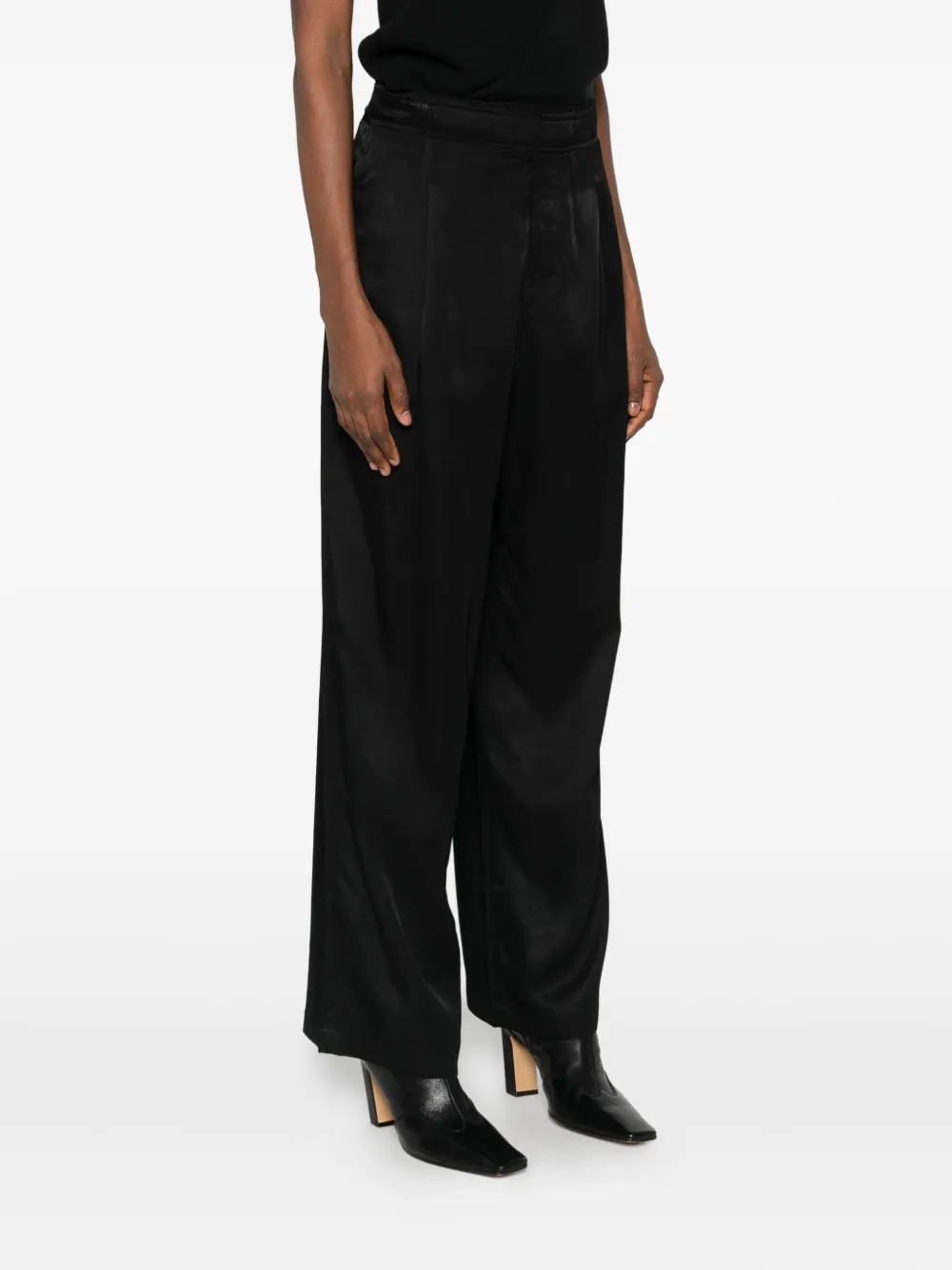 Our Legacy Pleated Trousers In Black