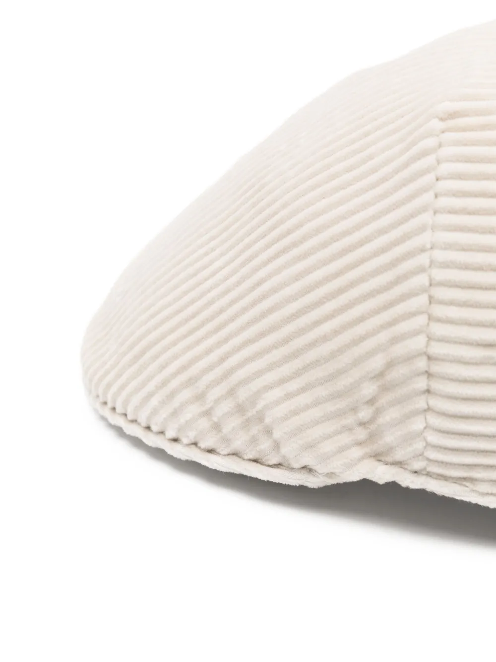 Brunello Cucinelli Ribfluwelen baret Beige