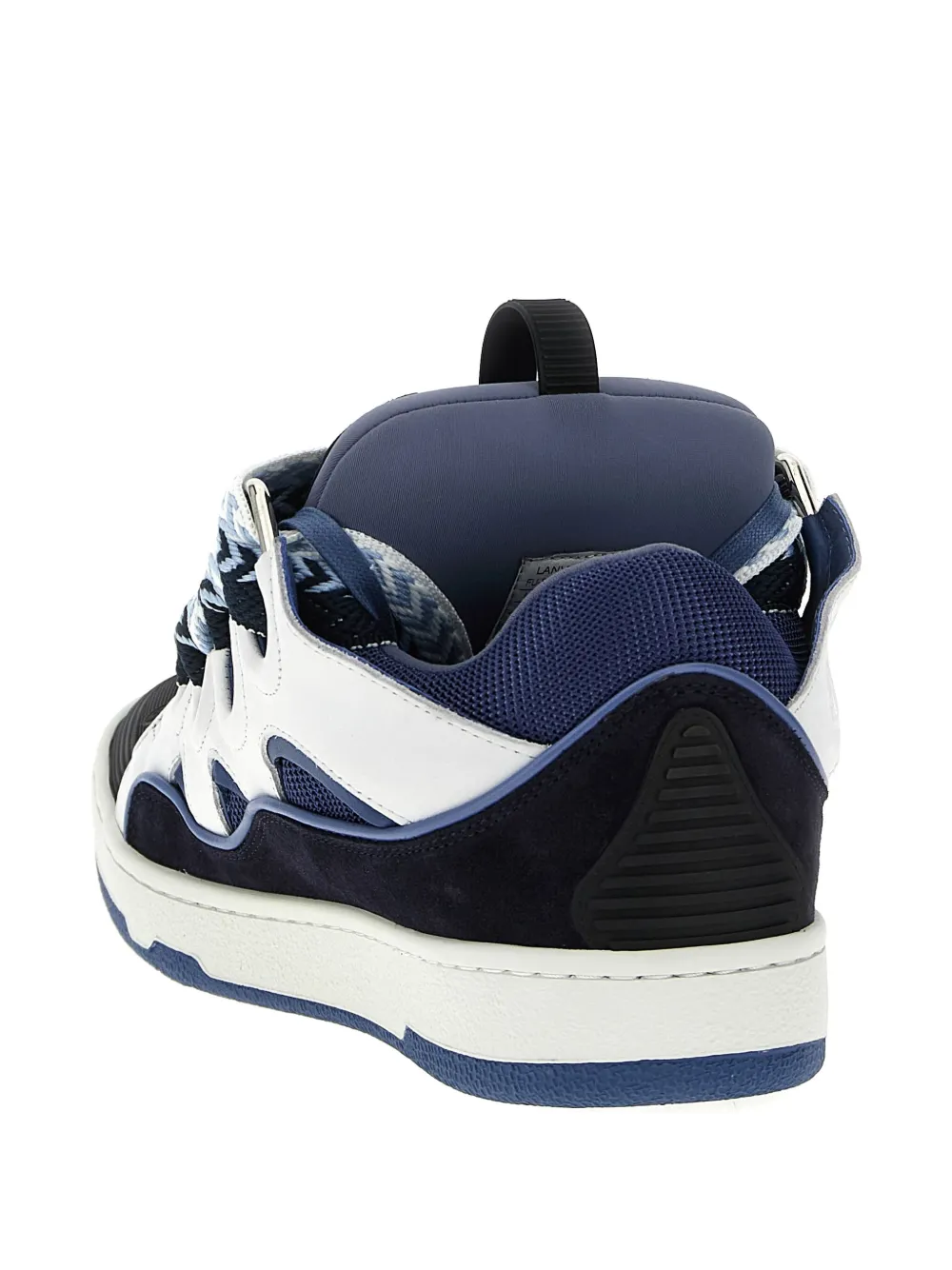 Lanvin Chunky Sole Sneakers Featuring Contrast Panels In Multi