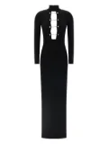 Elisabetta Franchi open-back maxi dress - Black