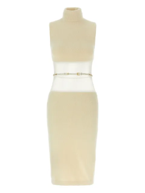 Elisabetta Franchi turtleneck midi dress