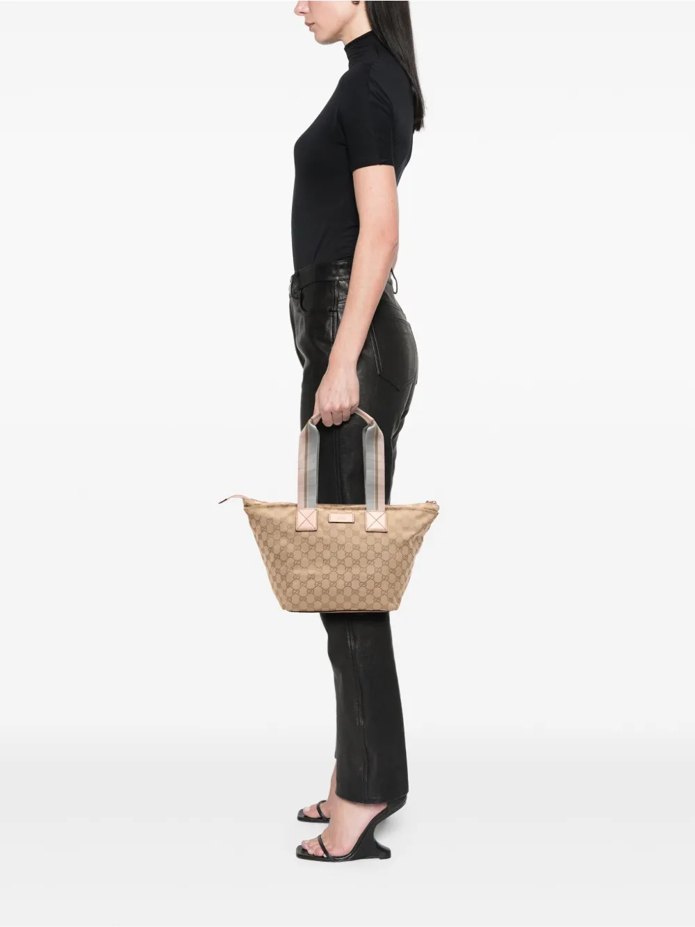 Gucci Pre-Owned 2016-2025 GG Canvas Web tote bag | Pre-Owned | Image 2