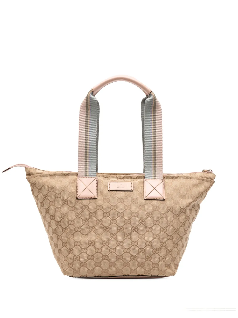 Gucci Pre-Owned 2016-2025 GG Canvas Web tote bag | Brown | Image 1