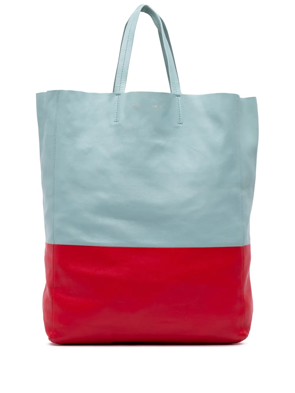 Celine Pre-Owned sac à main bicolore Vertical Cabas (2012) | bleu | Image 1