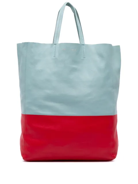 Celine Pre-Owned tote Cabas Vertical de piel bicolor 2012