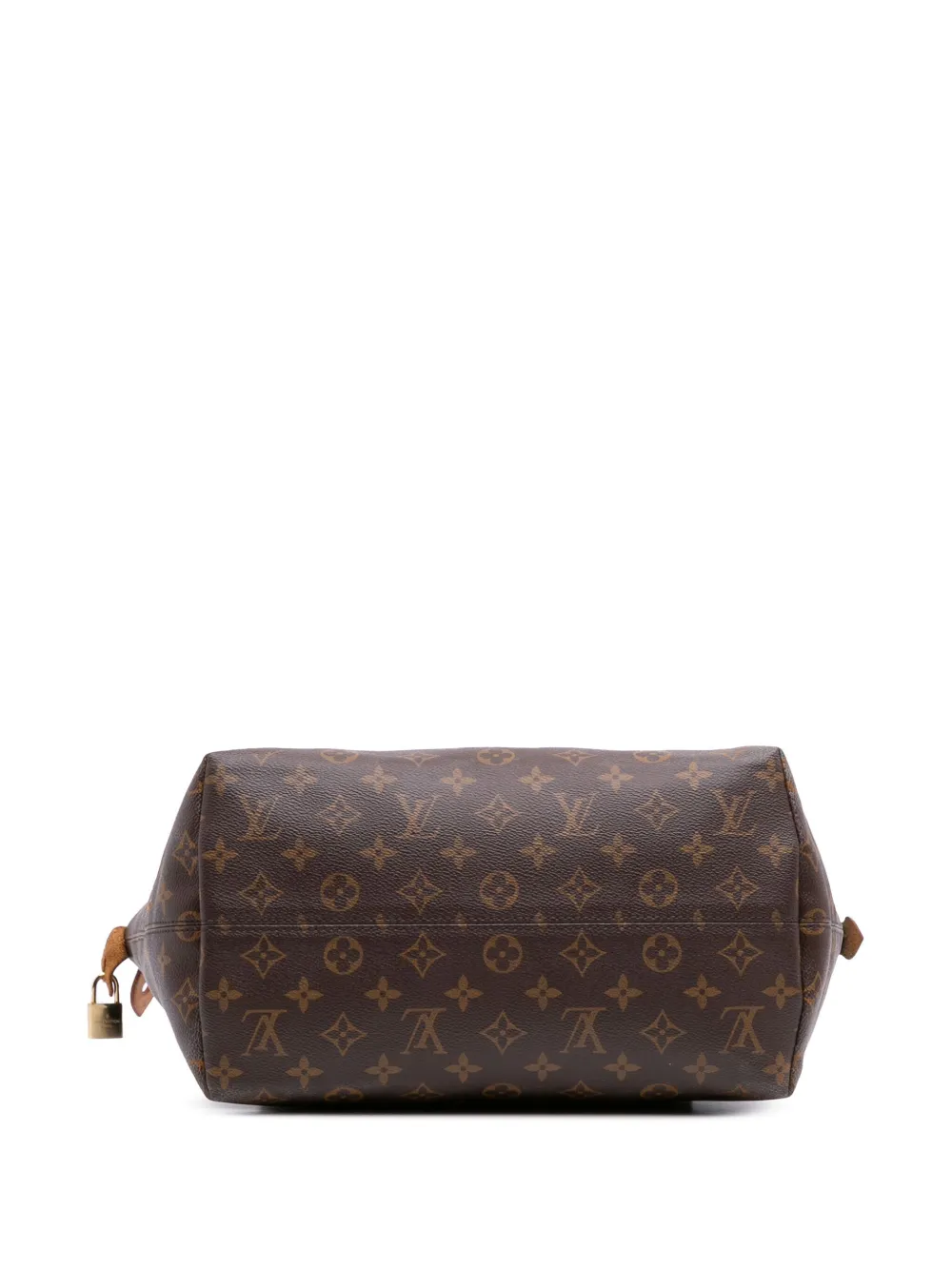 Pre-owned Louis Vuitton 2016 Monogram Iena Mm Tote Bag In Brown
