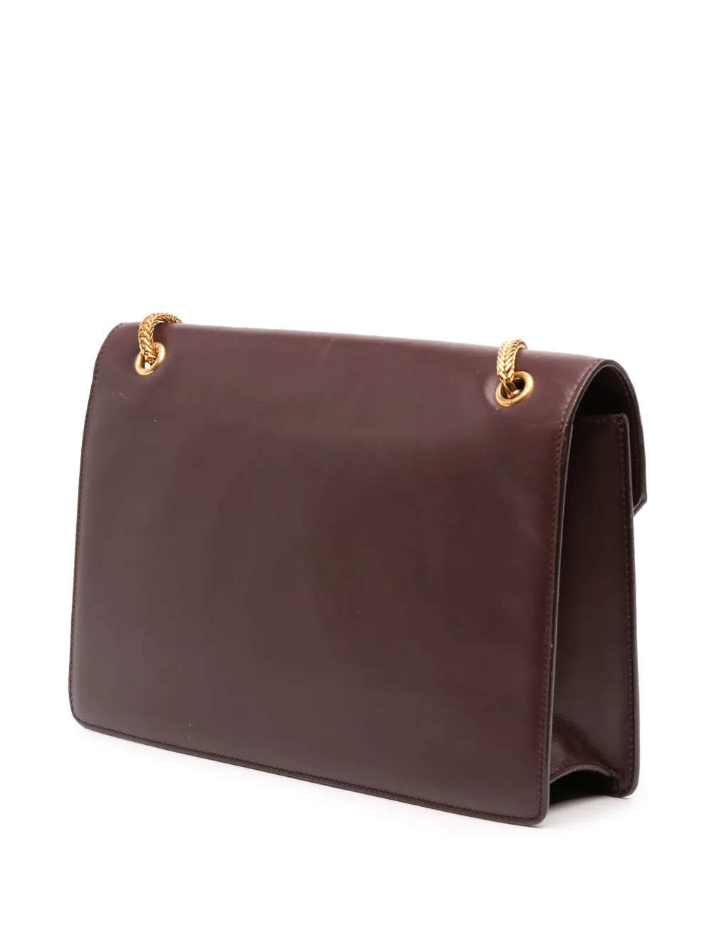 Pre-owned Saint Laurent 2013-2015 Medium Leather Betty Crossbody Bag In Red