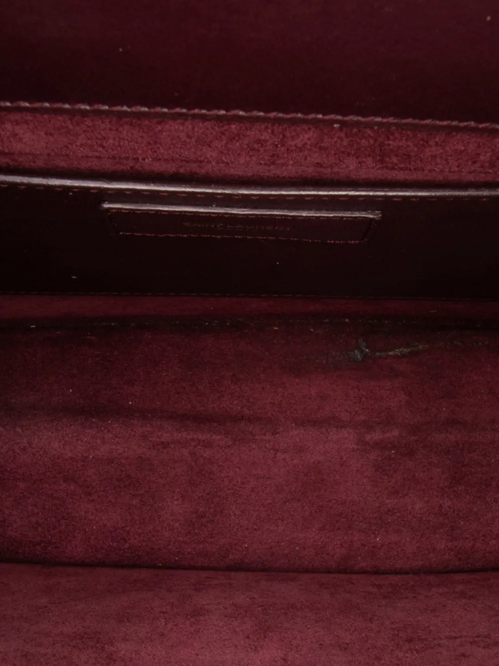 Pre-owned Saint Laurent 2013-2015 Medium Leather Betty Crossbody Bag In Red