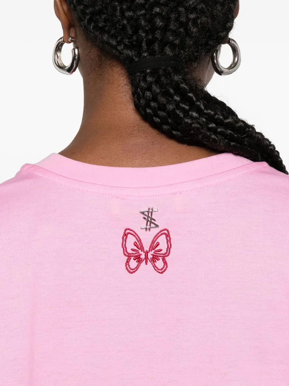 Twinset Graphic-print T-shirt In Pink