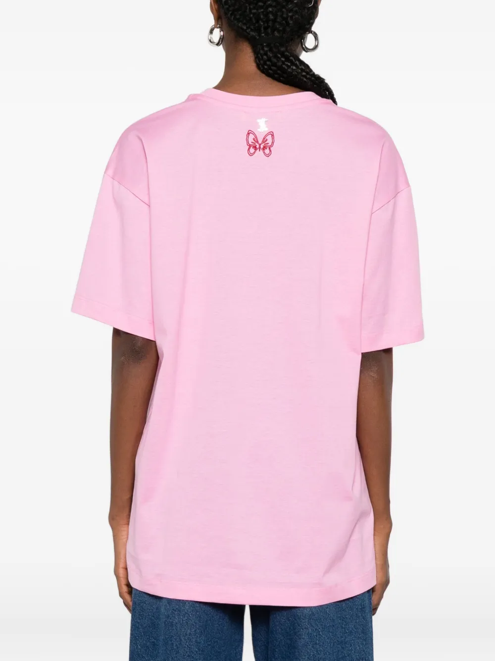 Twinset Graphic-print T-shirt In Pink