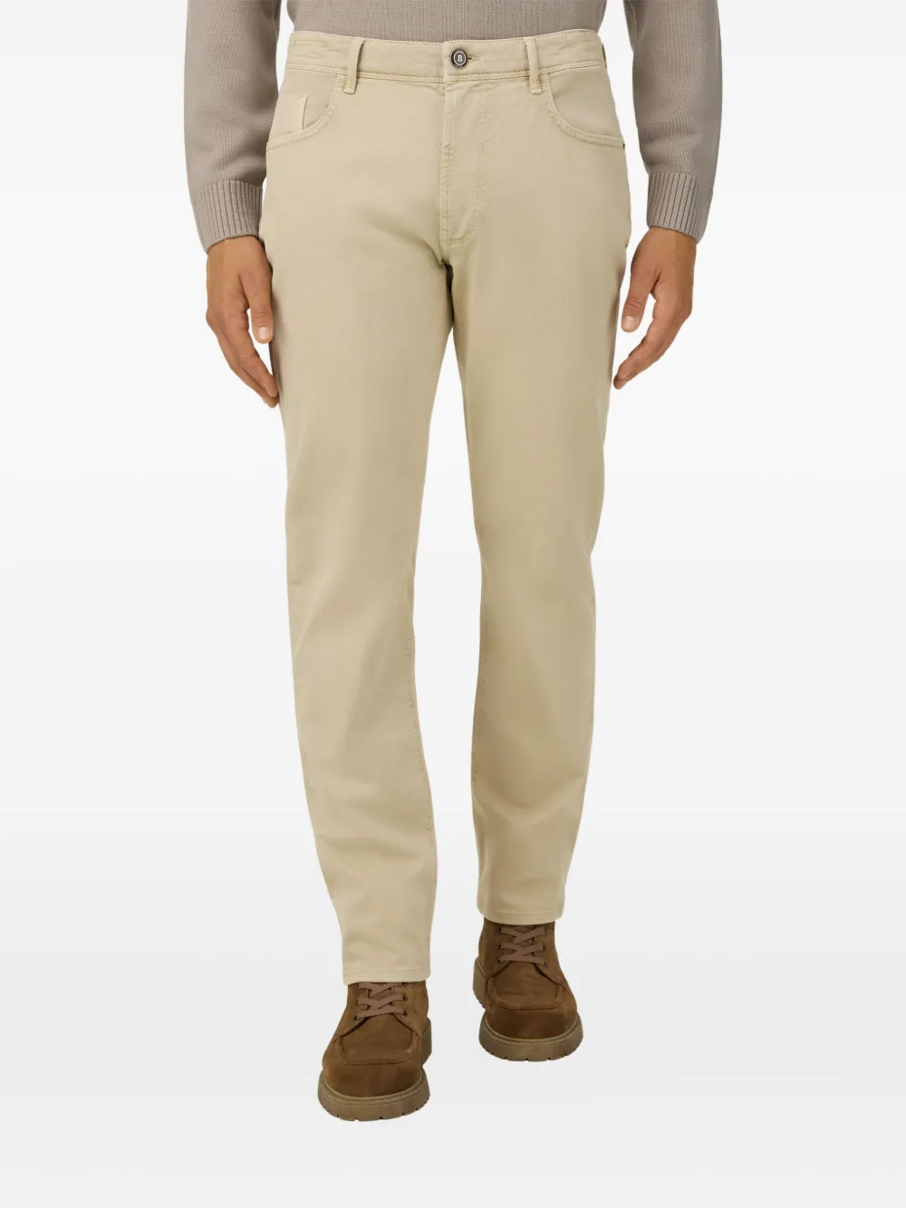 Boggi Milano Straight jeans Beige