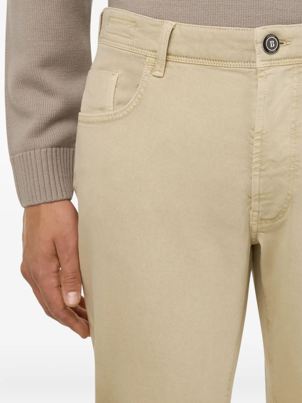 Boggi Milano Straight jeans Beige