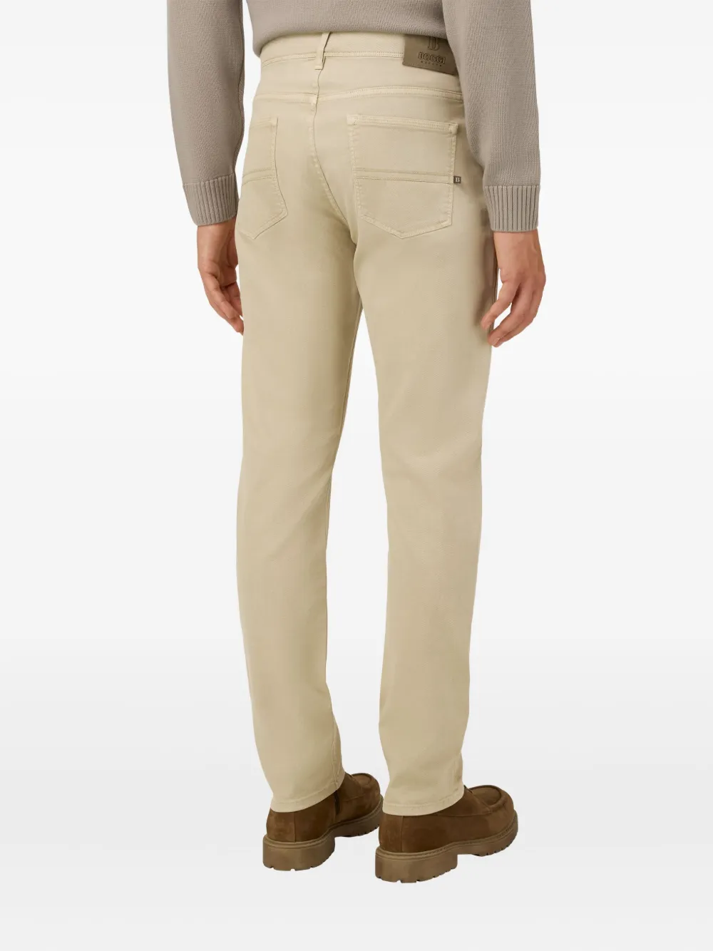 Boggi Milano Straight jeans Beige