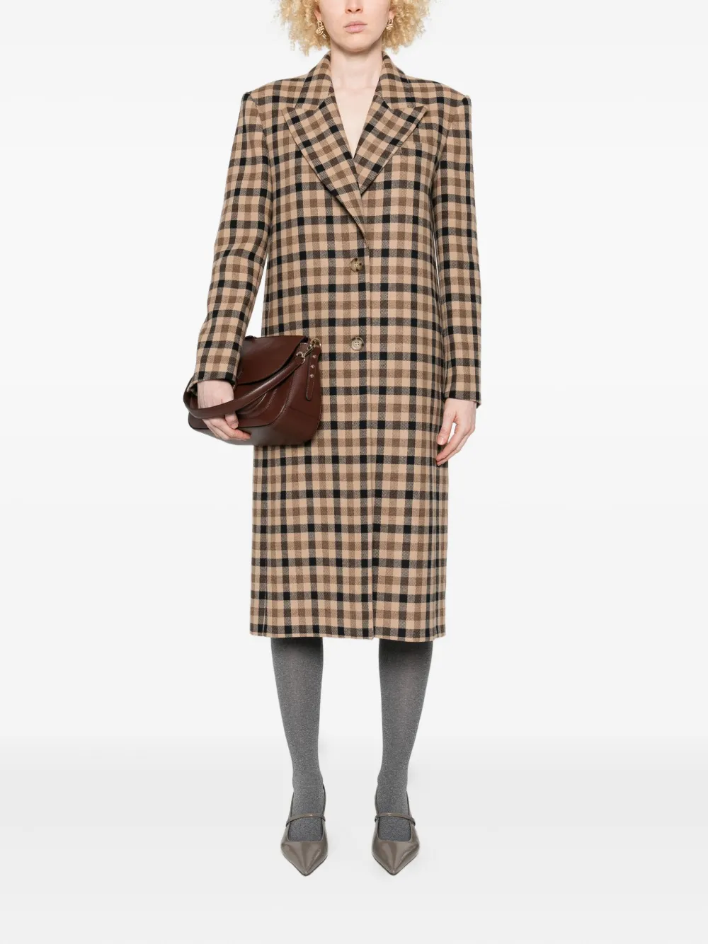 TWINSET checked single-breasted coat | Single Breasted Coats | Image 2