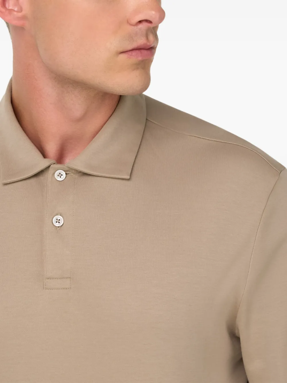 Boggi Milano Pima Cotton Interlock Polo Shirt In Animal Print