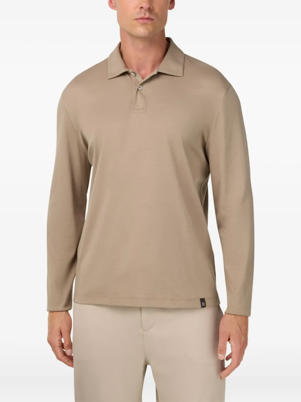 Boggi Milano Pima Cotton Interlock Polo Shirt In Animal Print