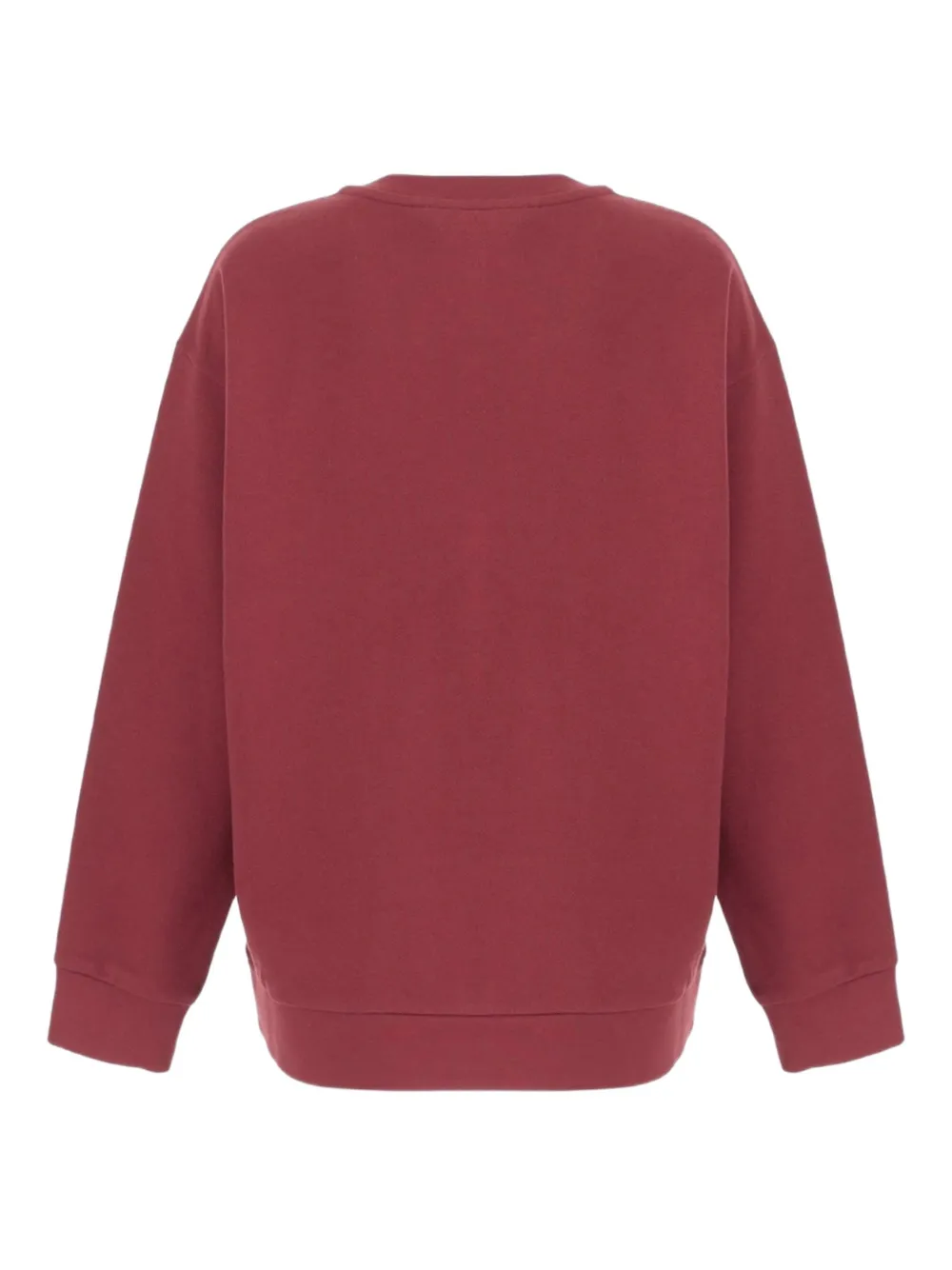 slogan-print sweatshirt