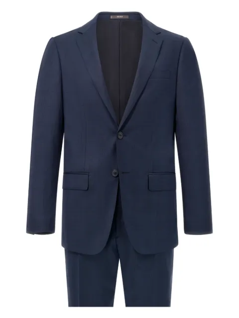 Boggi Milano Prince of Wales checked single-breasted suit
